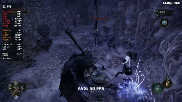 LORDS OF THE FALLEN | RX 6700 XT | Benchmark | 1440p | 1080p смотреть онлайн