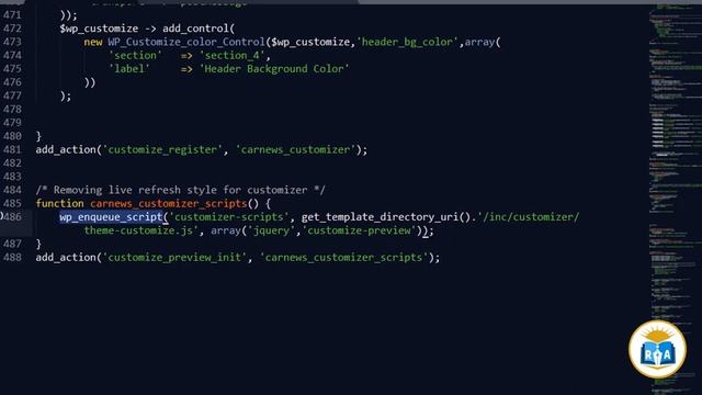 Wordpress Theme Development part-45. How To Use The WordPress Customizer part-4 смотреть онлайн