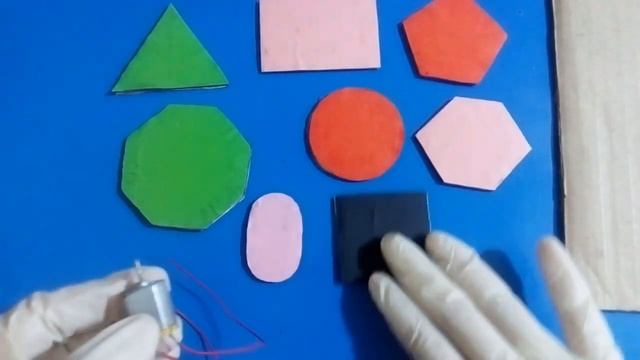 Math Shapes Project | How To Make 2D Shapes project | TLM For Primary School | смотреть онлайн