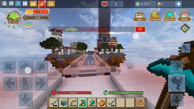 Blockman Go Sky block?the way to get Beacon Redstone Lapis - Part19 смотреть онлайн
