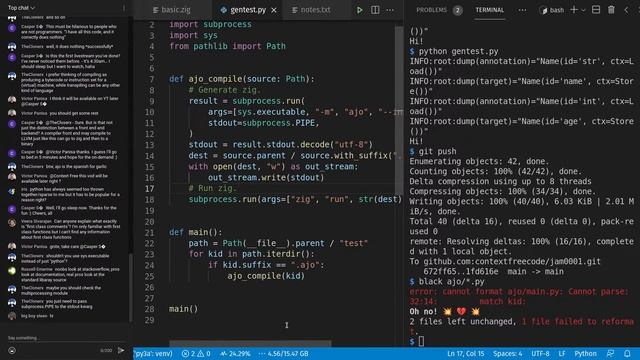 Trying out JT's langjam - Theme: "first-class comments" смотреть онлайн