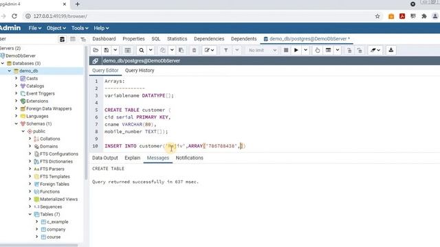 How to execute #Arrays in #PostgreSQL #Datastructures смотреть онлайн