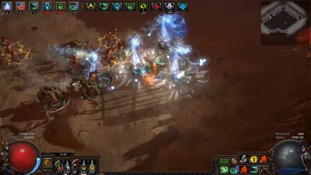 Path of Exile 3.9 - Carrion Golem - Zombie - Spectre - Skeletons -- Necromancer - Uber Elder Kill смотреть онлайн