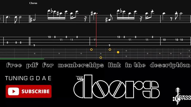 The Doors - Blue Sunday (🔴Bass Tabs | Notation) @ChamisBass #thedoorsbasstavs #chamisbass смотреть онлайн