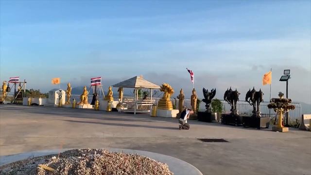 Рассвет на Пхукете с горы Биг Будда. смотреть онлайн