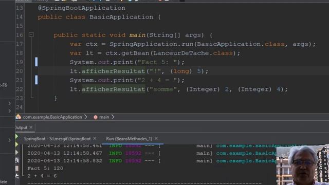SpringBoot Beans initialisation et injection de dépendences смотреть онлайн
