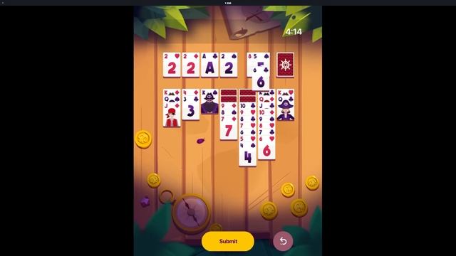 Pirate Solitaire (Gamee) Score 6690 смотреть онлайн