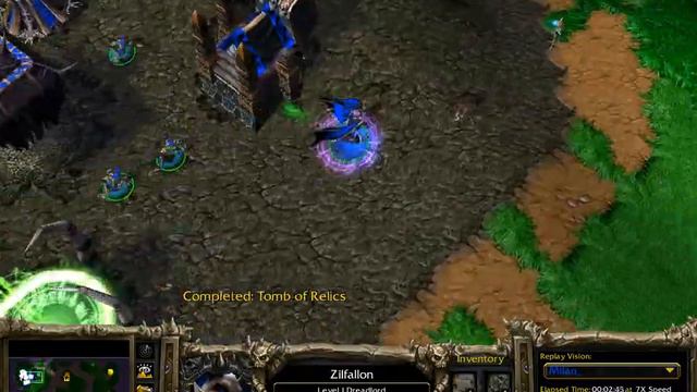 Frozen Throne 1.27b, Rubattle.net Server, Undead Vs Orc смотреть онлайн