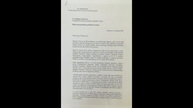 INCKO POSLAO ULTIMATUM REPUBLICI SRPSKOJ! SKANDALOZNO PISMO! NAMETANJE KOLEKTIVNE ODGOVORNOSTI! смотреть онлайн