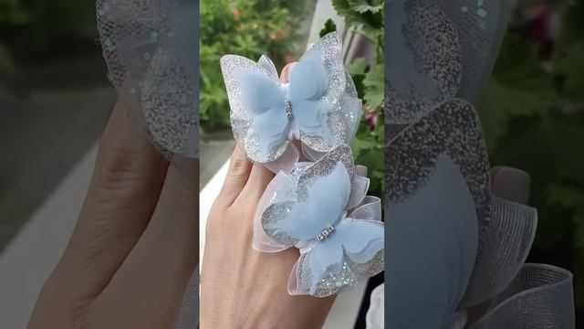 резиночки с бабочками? #украшениядляволос #бантики #длядетей #заколки