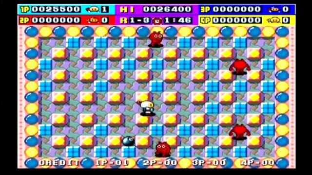 Dynablaster (Bomberman) Irem 1991 Arcade Gameplay смотреть онлайн