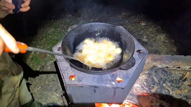 От разделки рыбы, до жарки в казане. Верхогляд тушеный с овощами и картофелем. смотреть онлайн