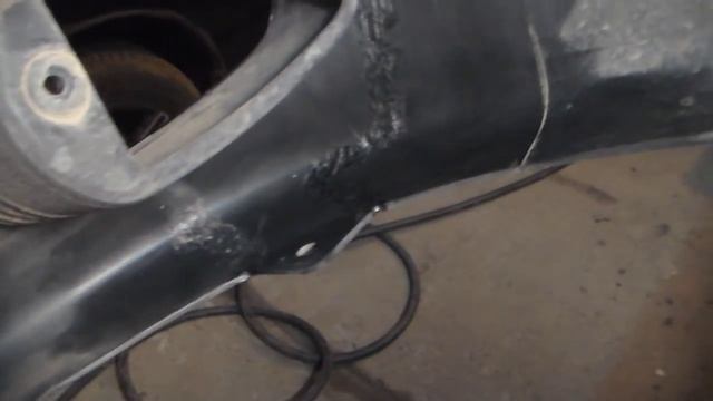 Обзор работ-Деу Сенс.Пайка бампера. смотреть онлайн