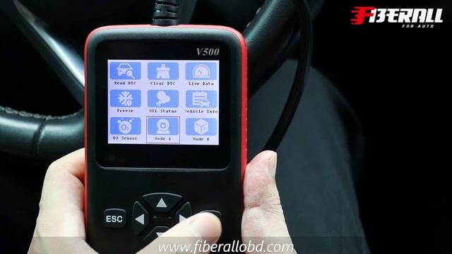 Function Introduction of V500 OBD2 Automotive Diagnostic Scanner for Trucks and Cars смотреть онлайн
