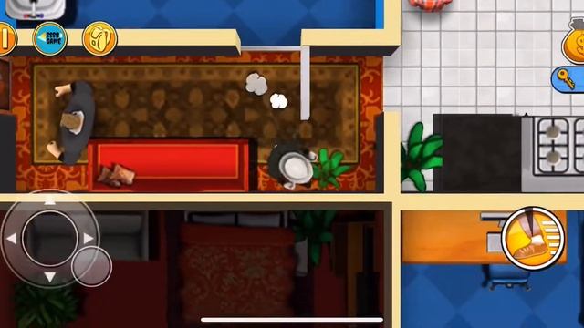 Robbery Bob: CHAPTER 8 - BONUS Level 14 , 100% iOS/Android Walkthrough смотреть онлайн