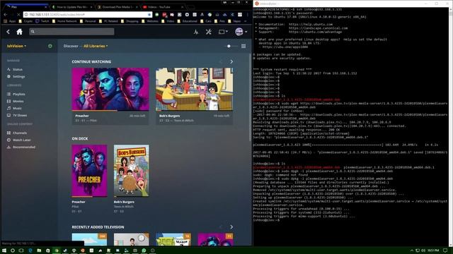 How to Upgrade plex media server on Ubuntu смотреть онлайн