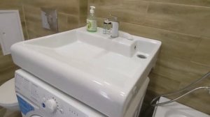 раковина над стиральной машинкой. Небольшая заметка.