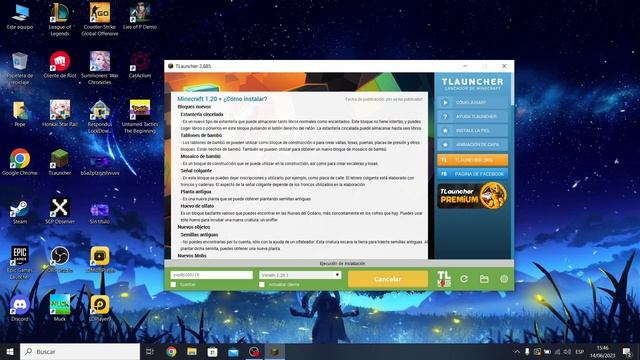Como INSTALAR MODS en MINECRAFT TLAUNCHER 1.20 - Forge y fabric (2023) смотреть онлайн