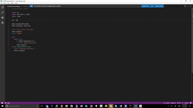 Raspberry Pi - HC-SR501 Motion Sensor Python смотреть онлайн