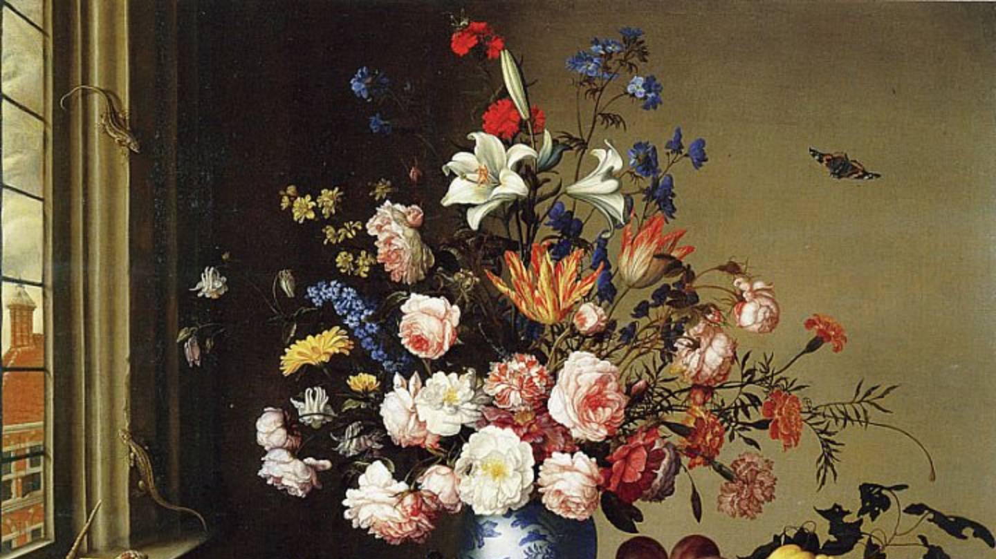 Голландский цветочный натюрморт смотреть онлайн