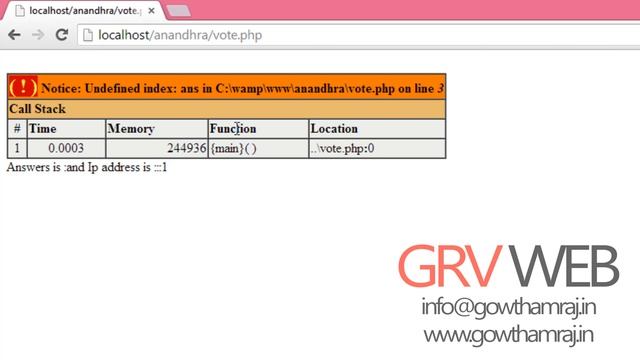 Developing a survey website pHp Part 2 (By Gowtham Raj | gowthamraj.in | GRVWEB) смотреть онлайн