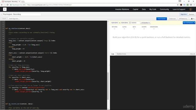 Python Algo Trading: Market Neutral Hedge Fund Strategy (5 Backtesting Factor) смотреть онлайн