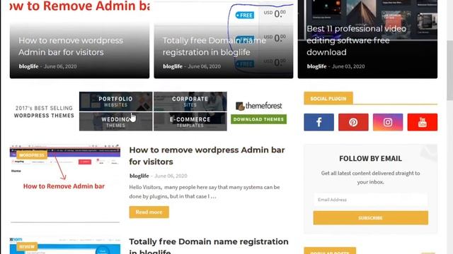 How to remove WordPress Admin bar for visitors смотреть онлайн