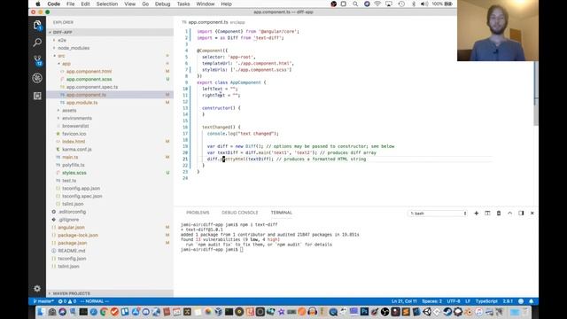 Lets build a Text Diff Web App смотреть онлайн