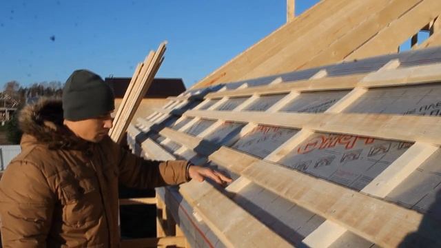 Устройство кровли Стропильная система. Ветрозащитная мембрана. Контробрешётка. Обрешетка