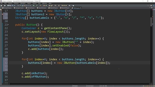 Java Tutorial #36?JBUTTON | JFRAME | SWING GUI | ACTIONEVENT | ACTIONLISTENER |Tagalog| English|202 смотреть онлайн