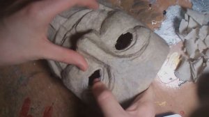 Маска Анонима из туалетной бумаги (часть 2)