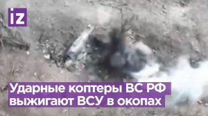 Эпичные удары боевых коптеров: сбросы гранат выжигают ВСУ прямо в окопах / Известия