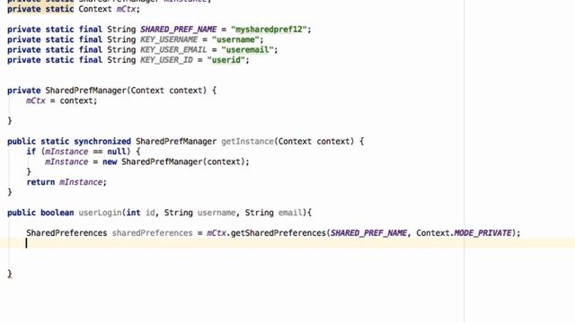 11. Android PHP MySQL Tutorial | Class to Store User Data смотреть онлайн