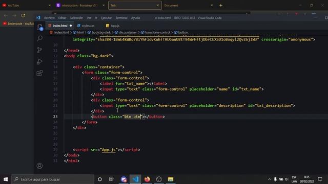 Crea Una App Todo List Con JavaScript Parte(1) #JavaScript #Html #Css смотреть онлайн