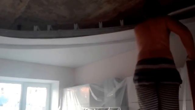 Трехуровневый натяжной потолок! смотреть онлайн