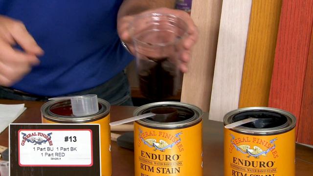 How To Color Match Water-Based Stains With General Finishes RTM System