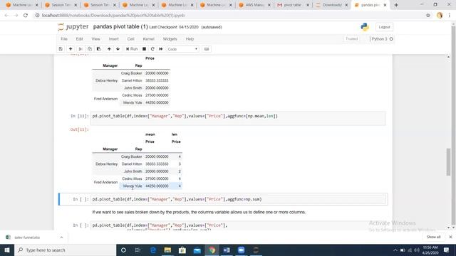 Pandas Pivot Table to summarize your data. смотреть онлайн