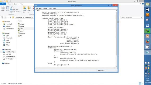 (Practice 15) Integration between Oracle and PHP - Rent Table смотреть онлайн