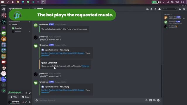 How to setup Green-bot, the best Discord music bot ! смотреть онлайн