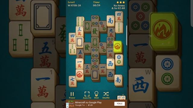 Mahjong solitaire classic water - 28 смотреть онлайн