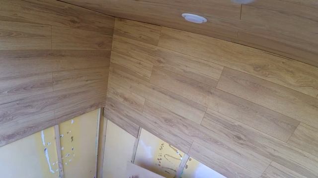 лоджии ламинатом, полный процесс