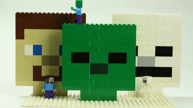 Lego Minecraft Steve Brick Building Pirate Ship Animation смотреть онлайн