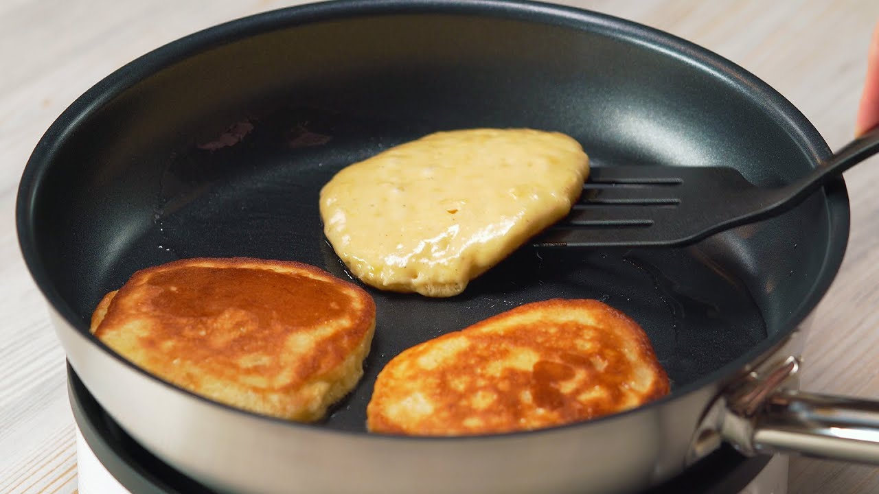 С яблоками или бананами, по-японски или по-гречески? 4 РЕЦЕПТА ОЛАДЬЕВ от Всегда Вкусно! смотреть онлайн