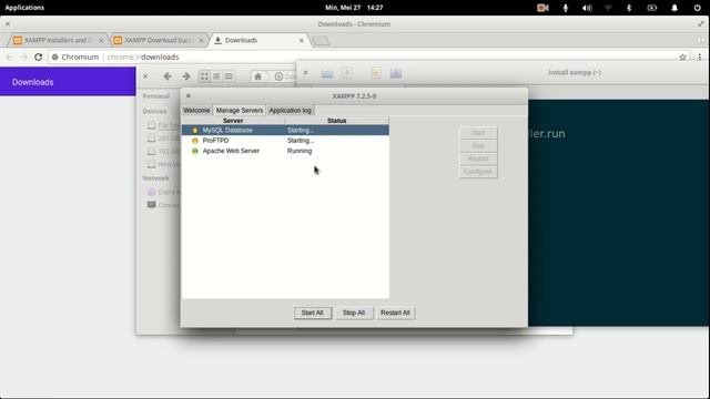 How to Install Apache, MariaDB/MySQL, Perl, and PHP (the Latest XAMPP) on Linux смотреть онлайн