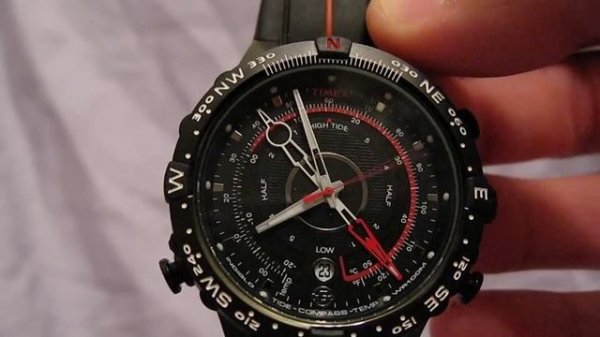 Timex E-Instruments Tide,Temp,Compass Video Review