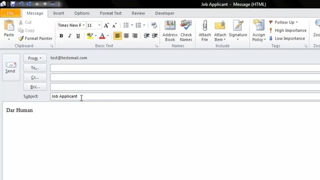 How To Create An Email Template in Microsoft Outlook 2010 смотреть онлайн
