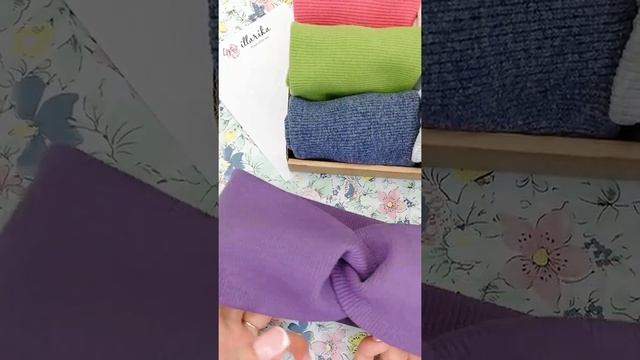 Повязка для волос из трикотажа смотреть онлайн