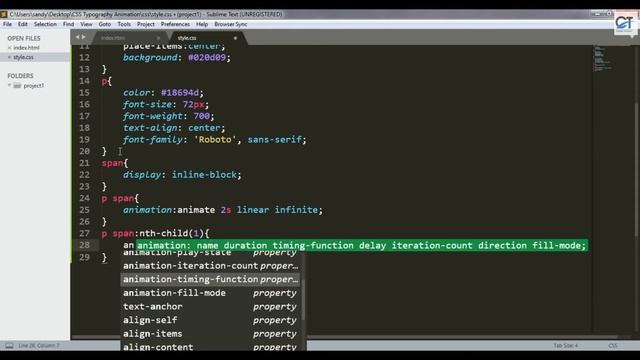 CSS Typography Animation | Typography Animation | CSS & HTML смотреть онлайн