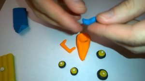 Как слепить ГОНОЧНУЮ МАШИНУ из пластилина