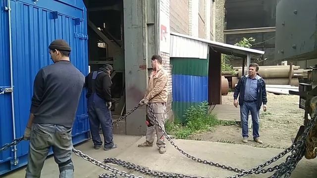 Погрузка дизель генератора смотреть онлайн